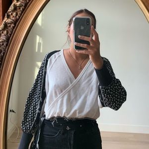 Free People wrap top